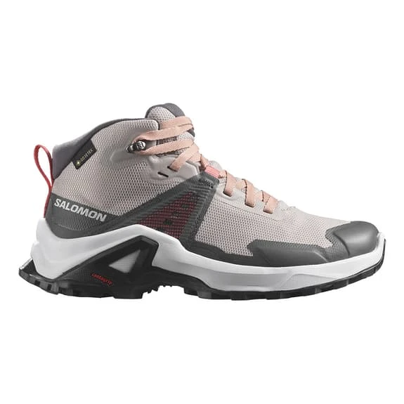 Salomon X Raise MID GORE-TEX Boots Grey Pink Kids 2 Salomon X Raise MID GORE-TEX Boots Grey Pink Kids - Image 2