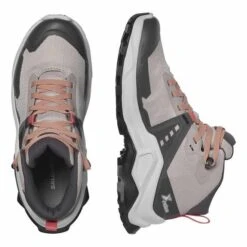 Salomon X Raise MID GORE-TEX Boots Grey Pink Kids 11 Salomon X Raise MID GORE-TEX Boots Grey Pink Kids -Outdoor Equipment slm l47071500 006