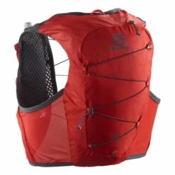 Salomon Active Skin 8 Set Hydration Vest Strawberry Red