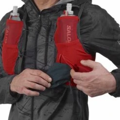 Salomon Active Skin 8 Set Hydration Vest Strawberry Red -Outdoor Equipment slm lc1909600 006