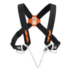 Petzl Explo Caving Braces Black Orange